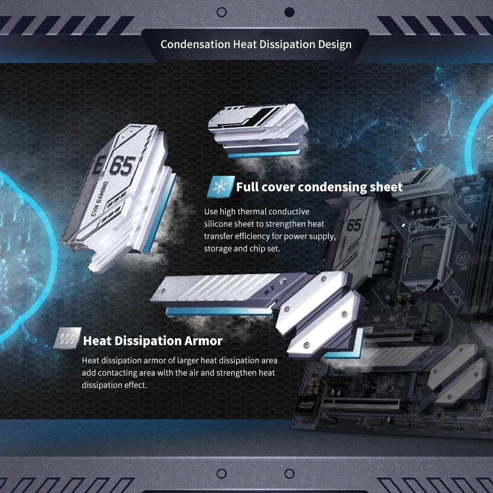 Цветная Материнская плата Intel B365/LGA 1151 игровая материнская DDR4 CVN B365M Gaming PRO V20 PCI