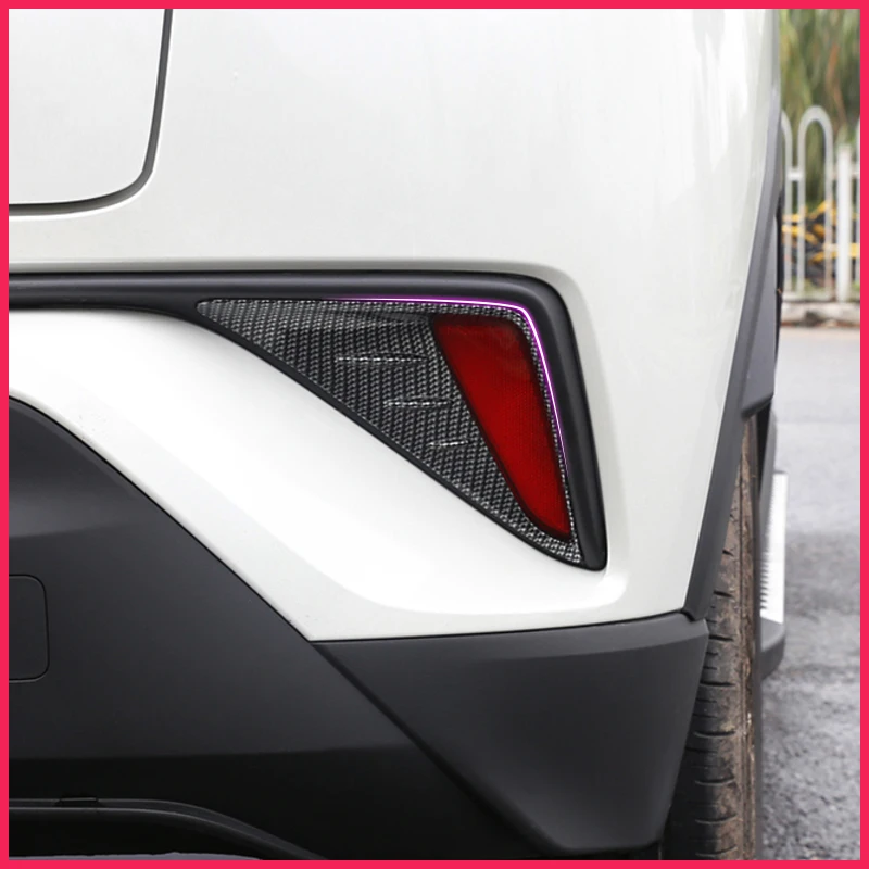 Передняя/задняя противотуманная фара из углеродного волокна для Toyota C-HR CHR 2016 2017