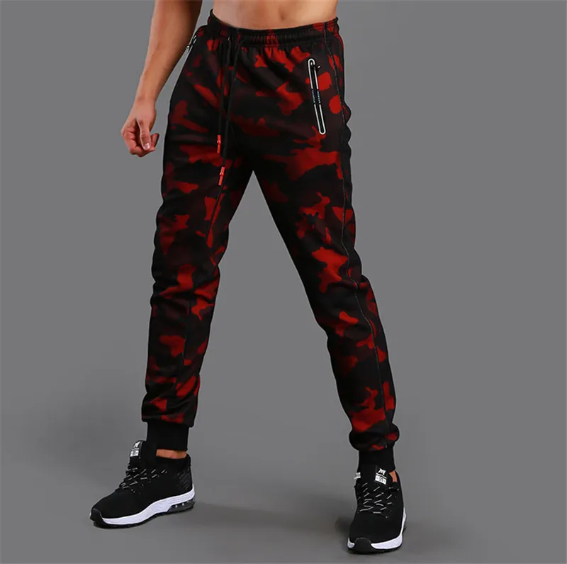 Spring Autumn New High Quality Jogger Camouflage Gyms Pants Men Fitness Bodybuilding Gyms Pants Runners Clothing Sweatpants