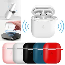 Étui Airpods QI Standard pour chargement sans fil, 1 lot, housse de récepteur Compatible avec chargeur sans fil, nouveauté 2020
