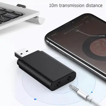 

USB Wireless Stereo Bluetooth Audio Receiver Transmitter Portable 3.5mm Music Adapter Sound Car Speaker Bluetooth Receiver Hot