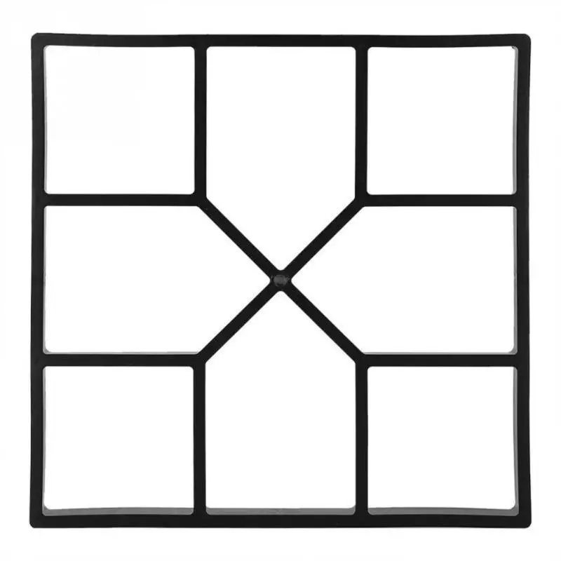 

Garden Path Maker Mold Reusable Concrete Cement Stone Design Paver Walk Mould DIY Reusable Concrete Brick Mold
