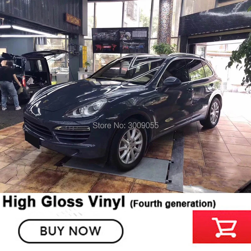 

Highest quality Space Gray Gloss Vinyl Car Wrap Film Roll DIY Easy to Install for Luxury car High-end raw materials