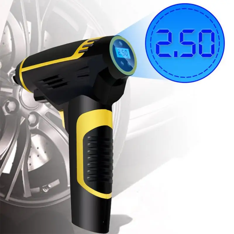 

Car Digital Smart Mattresses Air Pump Rechargeable Tire Inflation Air Compressor Portable Inflator Wireless Handheld Electric