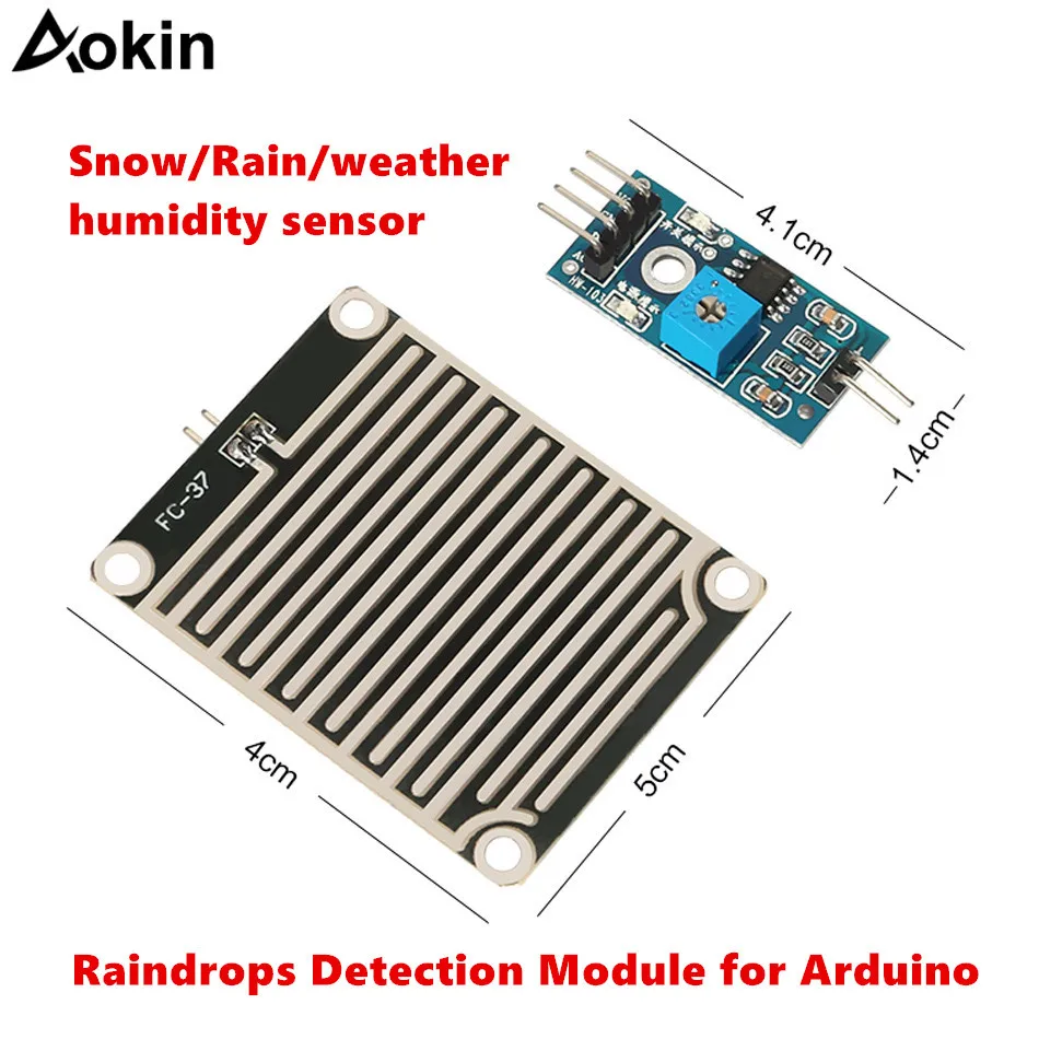 

Snow Rain weather humidity sensor for Arduino temperature rain sensor water raindrops detection Module for Arduino sensors