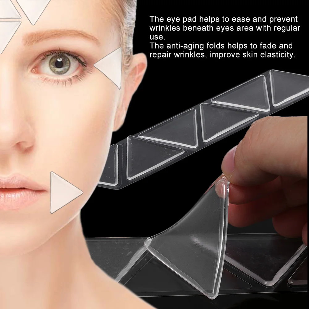 

Anti Wrinkle Forehead Face Pad Reusable Silicone Invisible Nasolabial Folds Anti-aging Mask Prevent Face Wrinkle
