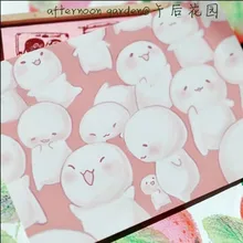 1 шт. супер милая открытка Мягкие пельмени ежедневно 8