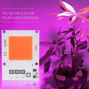 

Smuxi Full Spectrum COB LED Growth Light Chip 10W 20W 30W AC180-265V LED Light 380-840nm DIY Led Plant Growth Light Chip
