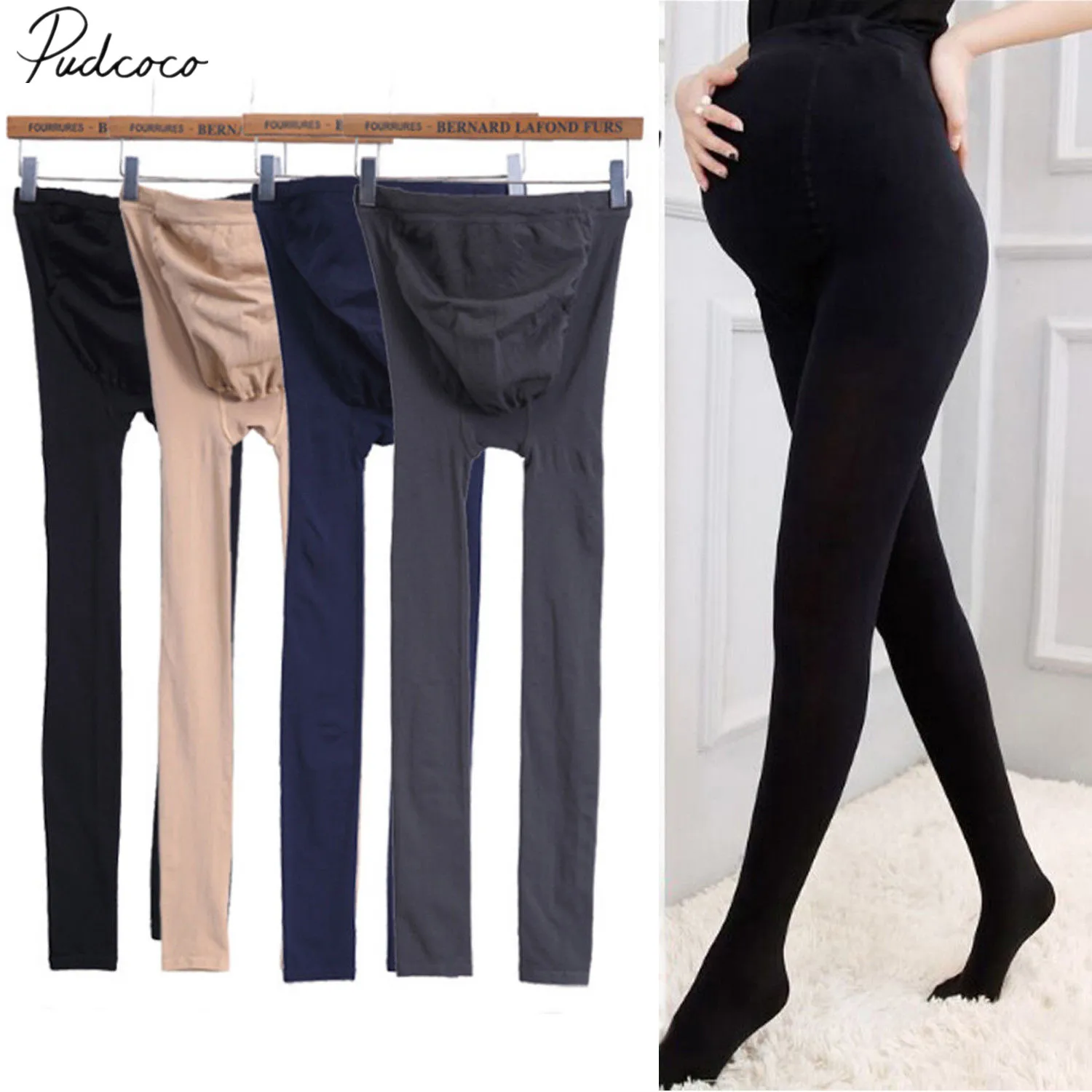 

2019 Brand New Sexy Plus-size Women Pregnant Maternity Tights Pantyhose Stockings Solid Intimates Long Stockings Hospital Wear
