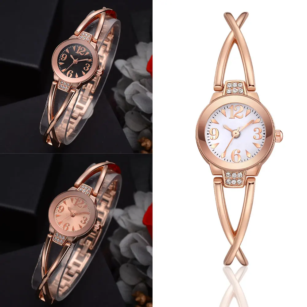 

Non Water-Proof Fashion Bracelet Women Watch Quartz-Watches Ladies Folding Buckle Dress Watches Casual Business