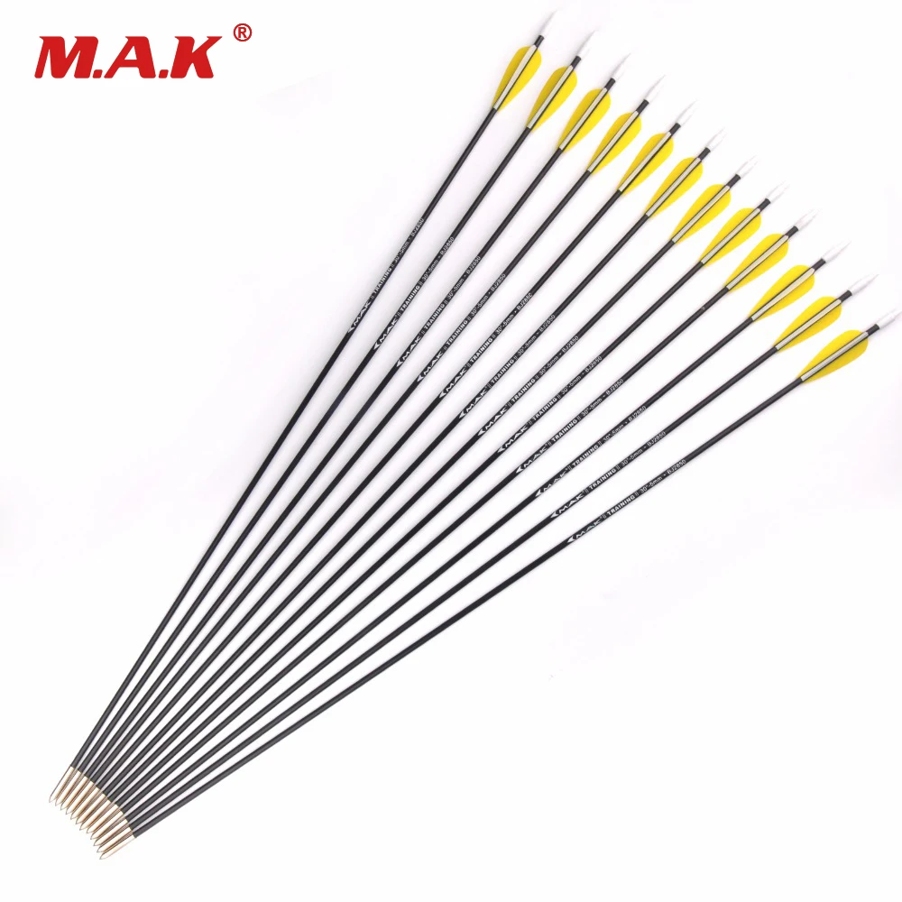 US 12pcs 28/" Carbon Arrows Spine1000 Archery Target Fit Compound bow Hunting
