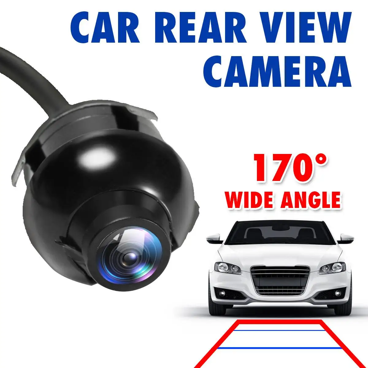 

360 Degree CCD HD Car Front Side Rear View Back Up Camera Parking Reverse Monitor Mini Waterproof Rearview Camera Night Vision