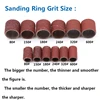 50X 80-600Grit Nail Sanding Bands File For UV Gel Polish Remover Electric Machine Drill Bits Drum Band Mandrel Shank Rotary Tool ► Photo 2/5