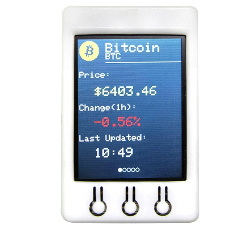 

Ttgo T-Watcher Btc Ticker Esp32 2.2 Inch 320X240 Tft Display Module For Arduino Bitcoin Price Program 4Mb Spi Flash