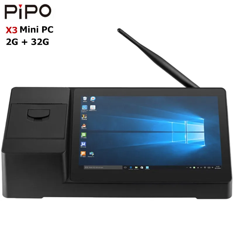 Pipo X3 мини-ПК Intel Cherry Trail Z8350 HD Графика 400 2 GB Оперативная память 32 ГБ Встроенная 8 9
