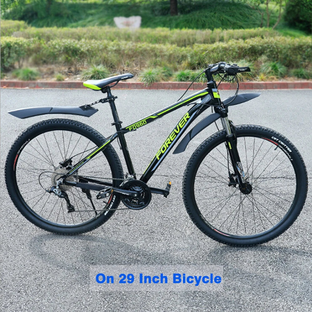 Велосипед брызговик MTB для 24-29 дюймов грязевые крылья передние/задние колеса крылья удобное крепление экстра-ширина и длина