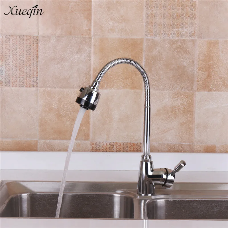 

Xueqin Kitchen 360Degree Swivel Spout Single Handle Sink Faucet Pull Down Spray Mixer Tap 180x300mm