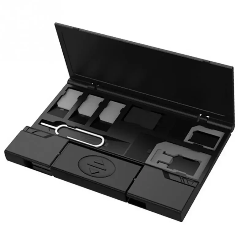 Multifunctional Cellphone SIM Card Holder Box Micro Sim Nano Cards Storage Case Lightweight