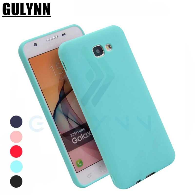 

GULYNN Case Candy Color TPU Silicone Case for Samsung Galaxy A3 A5 A7 A6 A8 J3 J4 J5 J7 J8 EU S8 S9 Prime Plus 2017 2018 Cover