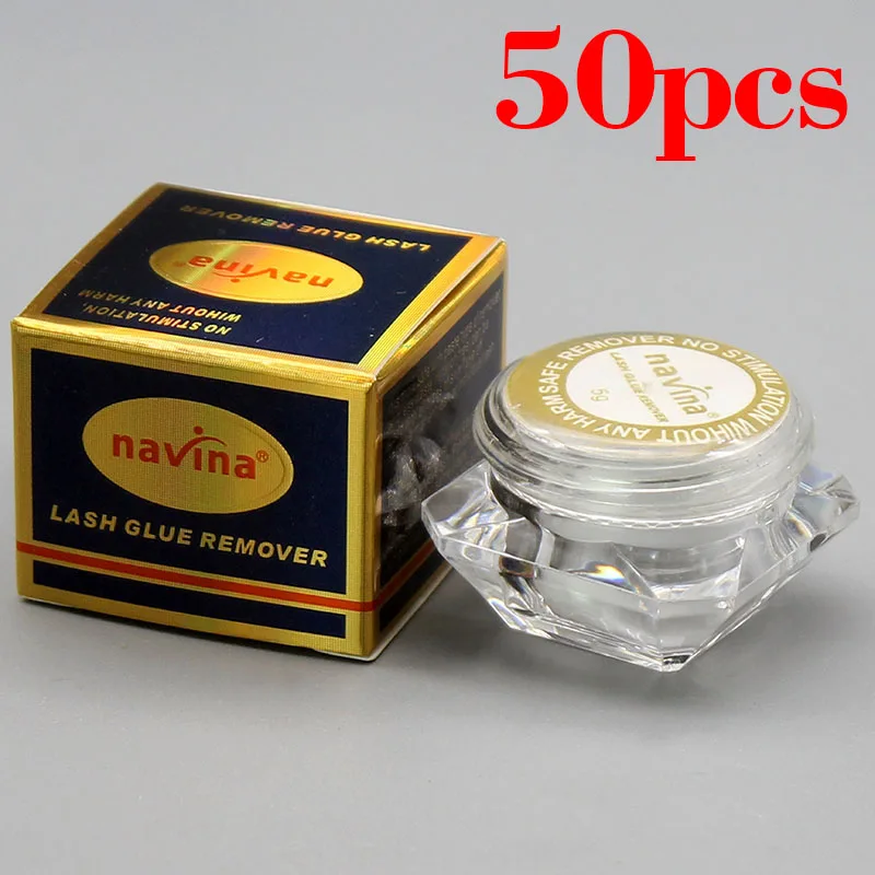 US $164.80 Navina 5g50pcs Safe Lashes Glue Remover Fragrancy Smell Eyelash Adhesive Remover False Eyelash Extension NO Stimulation NO Harm