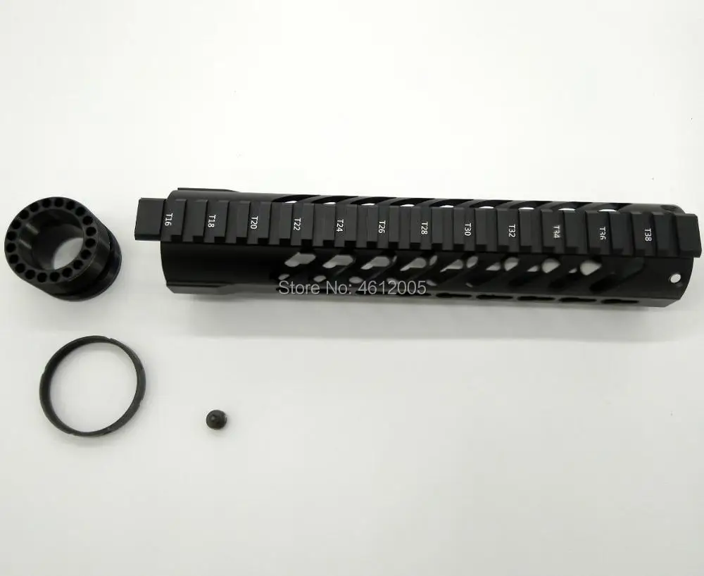 Keymod трубчатое цевье винтовка Стиль ar 15 Handguard 10 дюймов|Кронштейны и аксессуары для