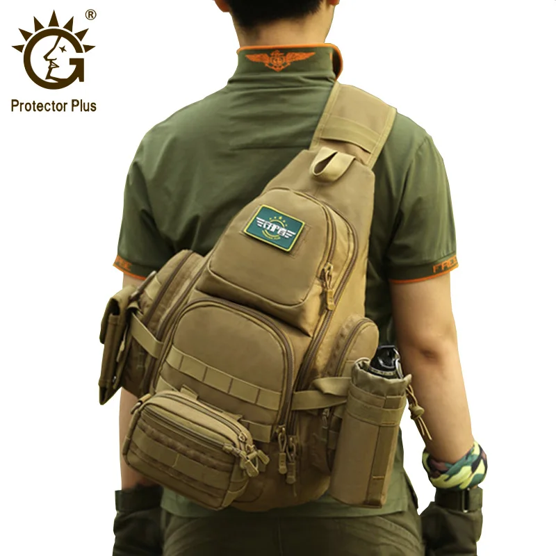 Protector Plus 20-35L Tactical Sling shoulder Bag,14\