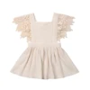 Kids Baby Girls Dress Lace Floral Party Dress Sleeveless Solid Dress Clothes ► Photo 2/6