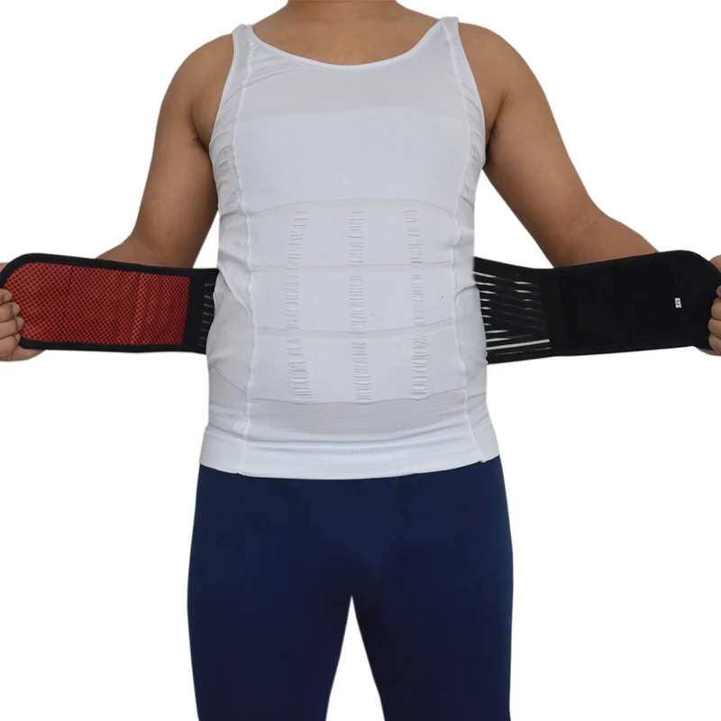 Magnetic Therapy Posture Correction Tourmaline Self-Heating Brace Belt Men Women Plus Size XXL XXXL XXXXL Support Y011 | Красота и