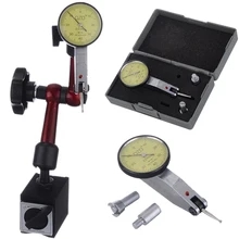 1 шт. 0-0,8 мм шкала точный циферблат тестовый индикатор 0,01 мм датчик с гибким магнитным держателем