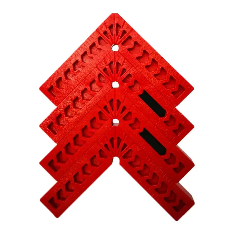 

4PCS Positioning Squares Woodworking Tool Clamping 90 Degree Angles for Picture Frames Boxes Cabinets or Drawers 3/4/6/8 Inch