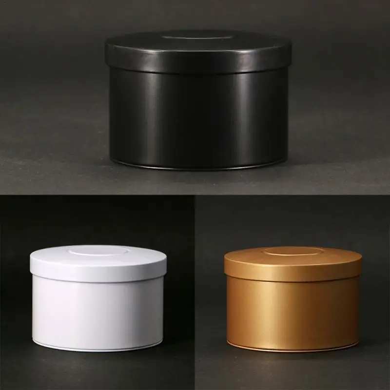 

Mini Round Sealed Metal Tea Can Storage Boxes Small Travel Sealed Portable Tea Coffee Container Small Jar Tea Caddy Organizer