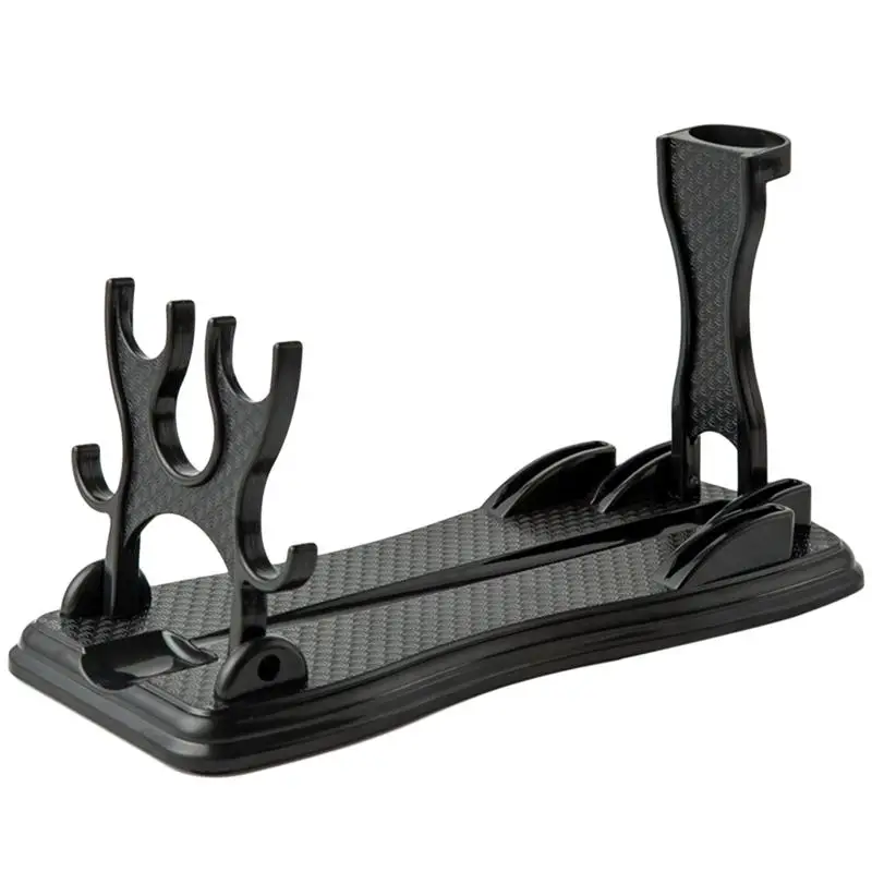 

1 Pc Knife Holder Multi-function Plastic Four-knife Holder for Kitchen