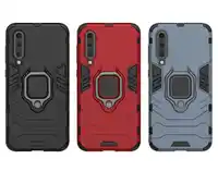 100pcs/lot With Ring Stand 2 in 1 Hard Armor Case Plastic + TPU Cove For xiaomi MI CC9 CC9E MI 9 MI 9SE A3 A3Lite Redmi 7 7A