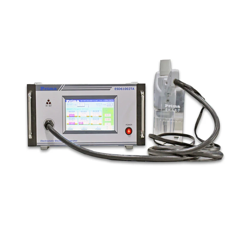 EMC тестирование удовлетворения IEC61000-4-2 стандартов ОУР simulator 20KV электростатического разряда генератор калибровки Системы ОУР пистолет