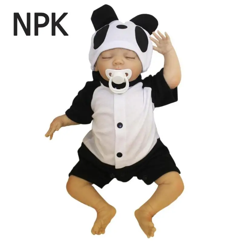 

NPK 50cm Cloth Cotton Simulation Doll Lifelike Realistic Vinyl Reborn Baby Doll Toys Kids Girls Playmate Gifts