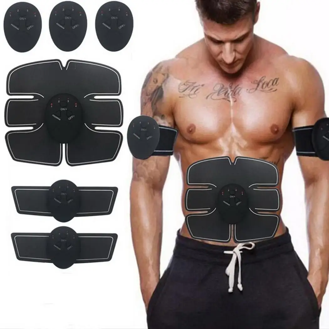 

Electric Muscle Training Slimming Fat Burning Exerciser Muscle Stimulator Abdominal Tool Gym Smart Fitness Muscle Stimulator