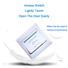 OULET NO COM Exit Switch Exit Button For Security Door Access Control System Door Push Exit Door Release Switch Door Exit Button
