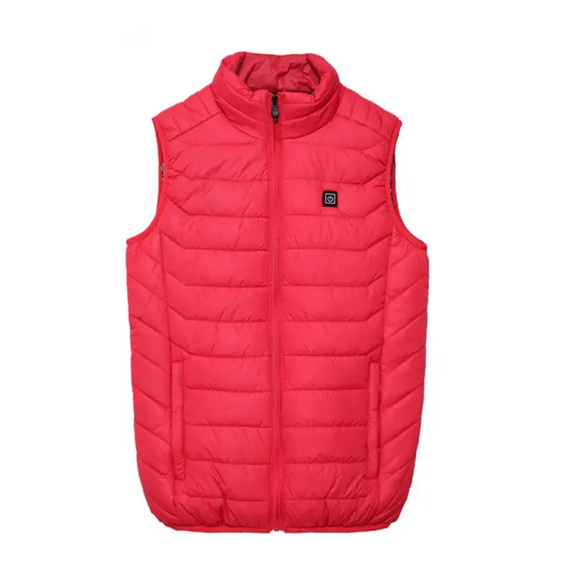 

Electric Heated Vest Women USB Rechargeable Cotton Thermal Warm Fishing Hunting Hiking Vest Winter Heated Jacket M-5XL Size