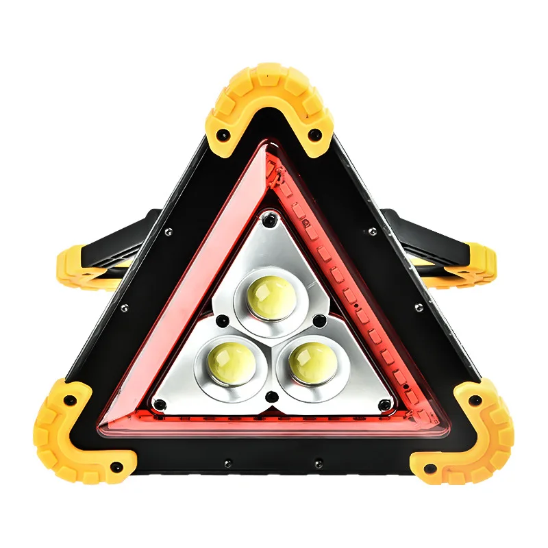 

36 LEDs 1600LM 4 Modes Outdoor Portable Handle Triangle Flashlight Car Repair Work Light Warning Traffic Light Emergency
