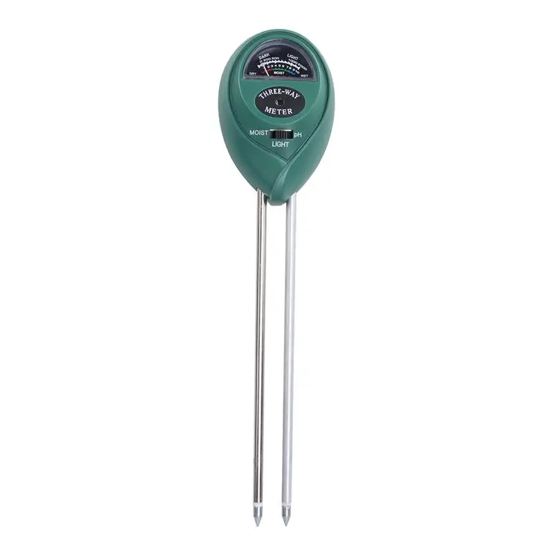 

3-in-1 Houseplants Soil PH Tester Analog Soil Hygrometer Light Photometry Moisture Detector Tester