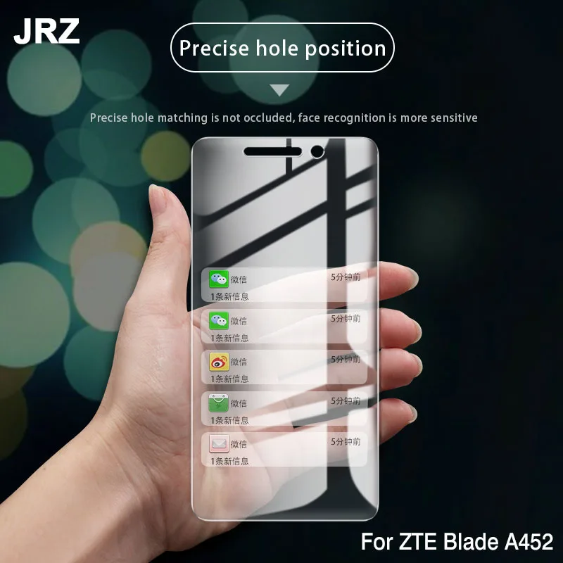 JRZ для ZTE Blade A570 защита экрана телефона ультратонкая пленка A452 A510 Прозрачная