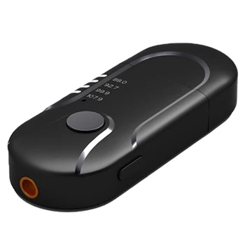 

USB Powered Bluetooth FM Transmitter Car Auxz Audio Player TF Music Adapter Receiver Handsfree In-Car FM Modulator