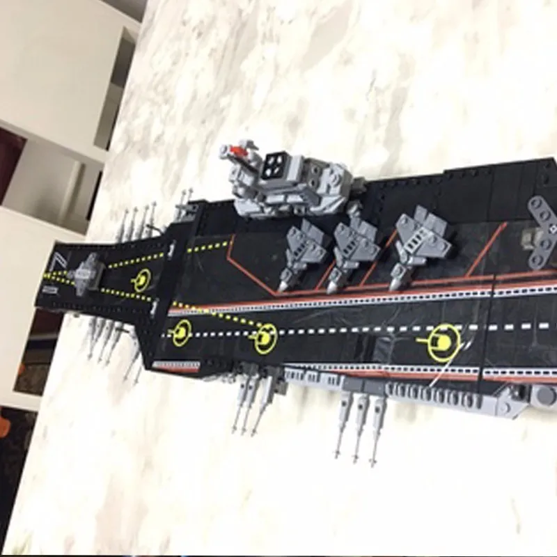 Новинка 1355 шт. XB06020 Военная серия 001a Тип Liaoning номер авианосец сборка