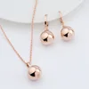 Irina New Arrivals 585 Rose Gold Spherical Ball Geometric  Dangle Earrings Set  Women Wedding Party Exquisite Jewelry Set ► Photo 1/6