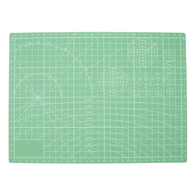 

Cutting Mat PVC Self Healing Builders Double-Sided 22cmx30cmx0.3cm Cutting Craft Mat Office Home Paper DIY Tool Mint Green