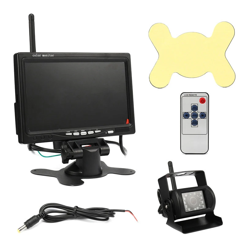 

7 Inch Monitor+Car Wireless Rear View Back up Camera Night Vision System + for RV Truck Auto Electronics Intelligent System New