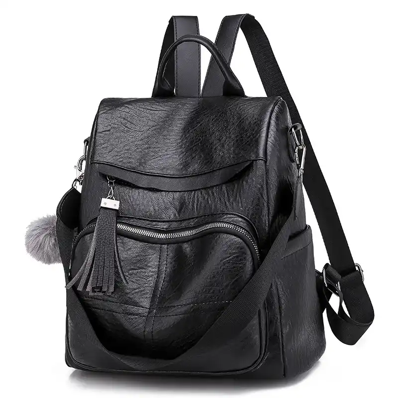 ladies small leather backpack