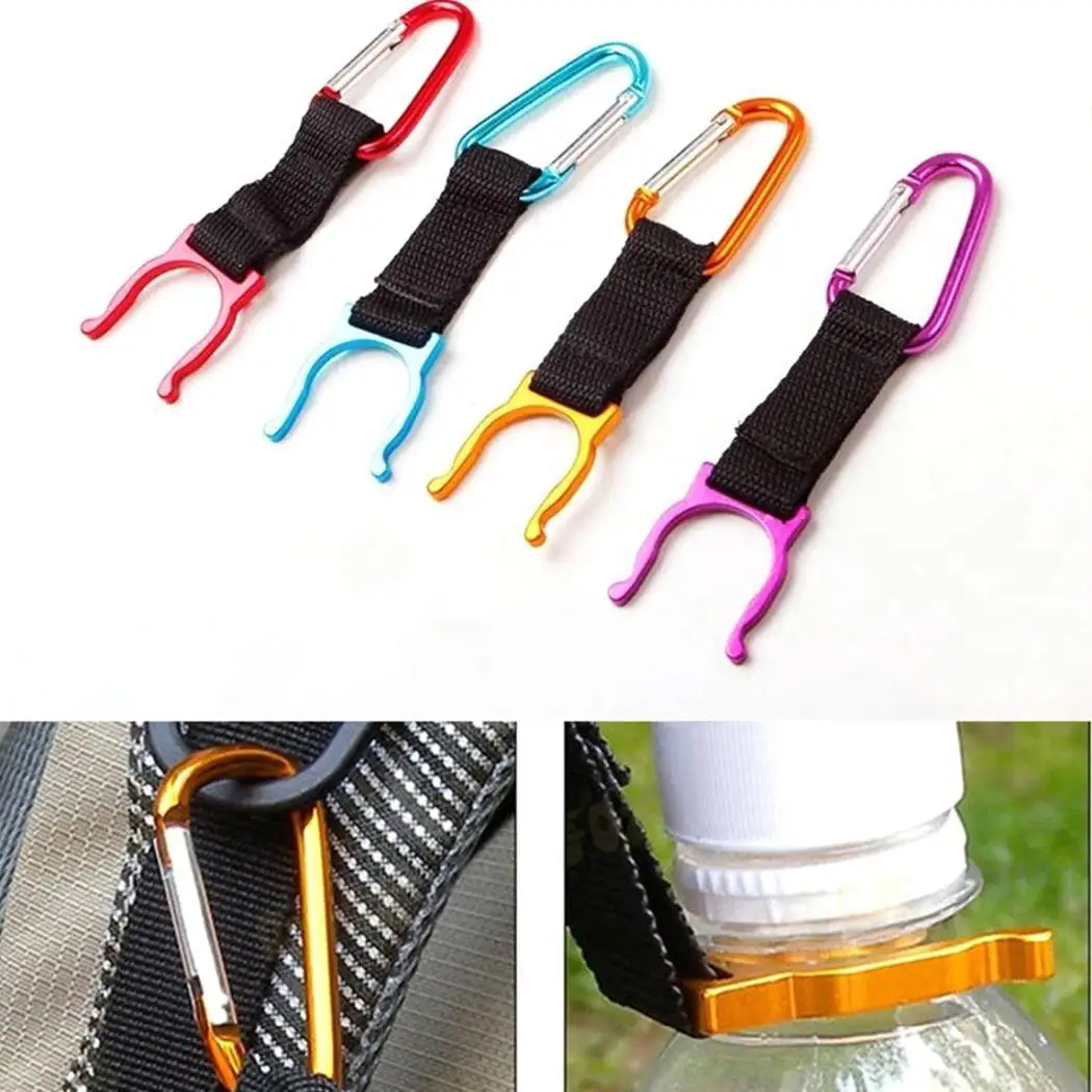 

Aluminum alloy Hanging buckle hanging Carabiner Climbing Hiking Kettle buckle bottle clip outdoor equipment