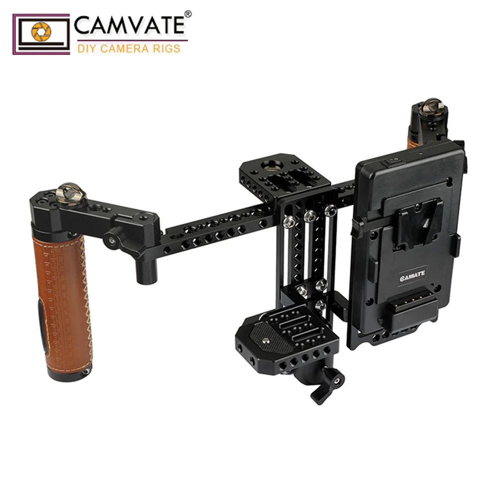  CAMVATE Camera Director's Monitor Cage Rig With Handle Grips & Neck Strap C1946