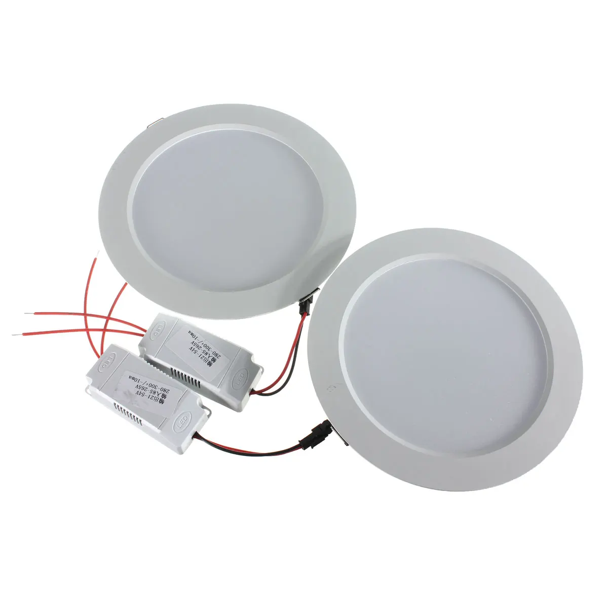 

2 Pcs/Lot 18W LED Downlight Retrofit Recessed Ceiling Panel Lighting Fixture LED Ceiling Down Light 5630 SMD Aluminum 220V